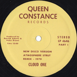 CLOUD ONE, Atmosphere Strut ( New Disco Version - Remix - 1979)