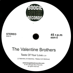 The Valentine Brothers, Taste Of Your Love