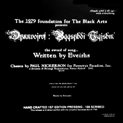 The 1979 Foundation For The Black Arts, Eveirhs
