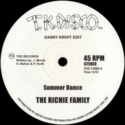 The Ritchie Family / Wild Honey, Danny Krivit Edit