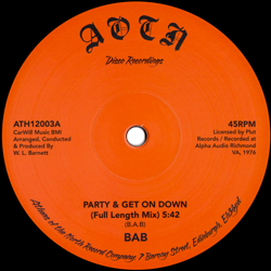 Bab, Party & Get On Down