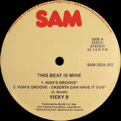 Vicky D, The Beat Is Mine ( Kon's Groove )