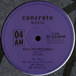 Birth Of Frequency, Blue EP