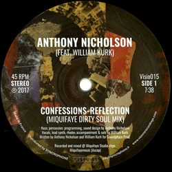 ANTHONY NICHOLSON feat. William Kurk, Confessions - Reflection / Azimuth