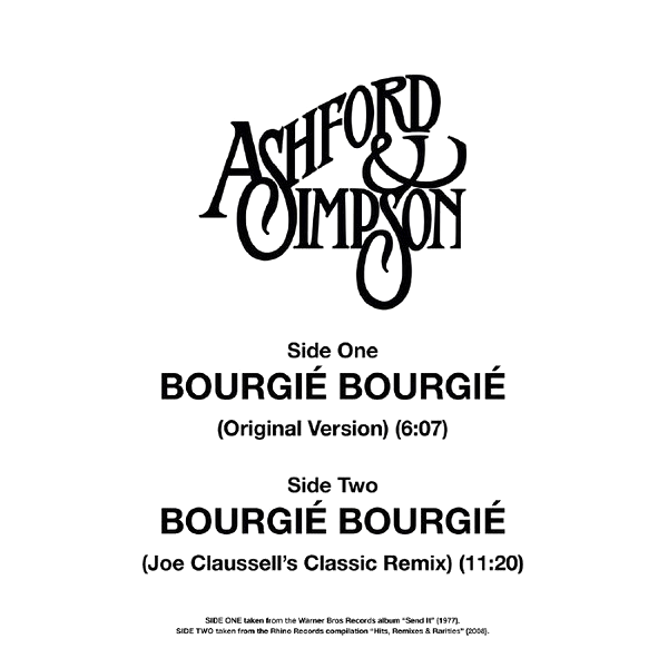 Ashford & Simpson, Bourgie Bourgie