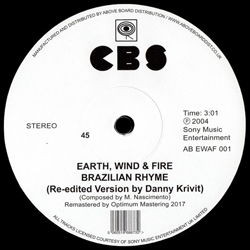 EARTH  WIND & FIRE, Brazilian Rhyme / Runnin ( Danny Krivit Edit )