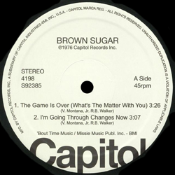 Brown Sugar / Brief Encounter, Capitol Disco Sampler EP
