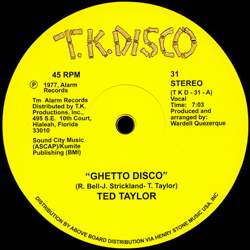Ted Taylor, Ghetto Disco