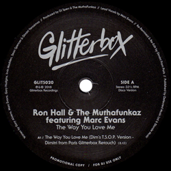 RON HALL & THE MUTHAFUNKAZ feat Mark Evans, The Way You Love Me