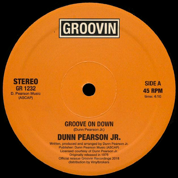 Dunn Pearson Jr, Groove on Down