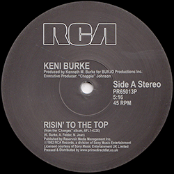 KENI BURKE, Risin' To The Top / You're The Best