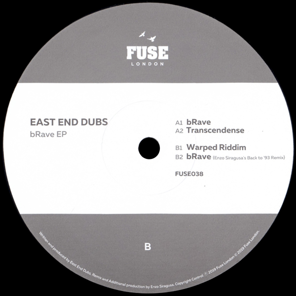 East End Dubs, bRave EP