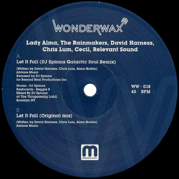 LADY ALMA, Let It Fall ( DJ Spinna Galactic Soul Remix )