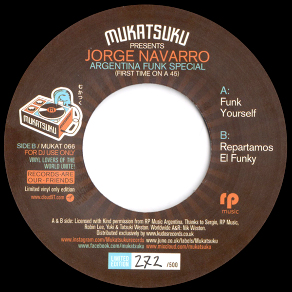 Jorge Navarro, Argentina Funk Special