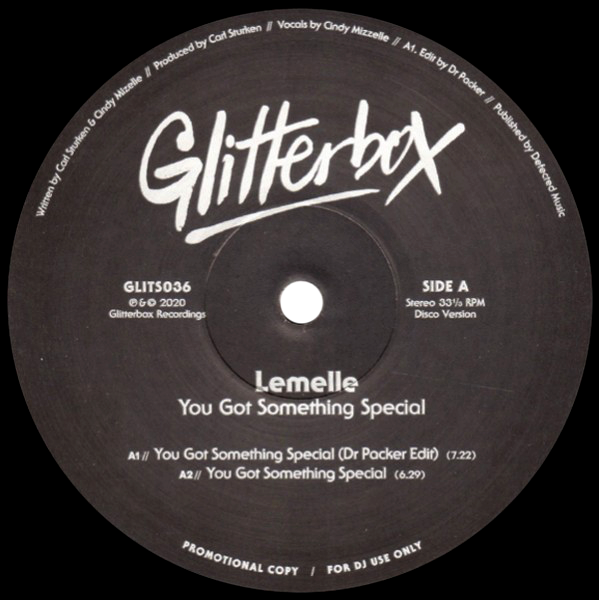 Lamelle, You Got Something Special ( Inc. Dr Packer / KON Remixes )