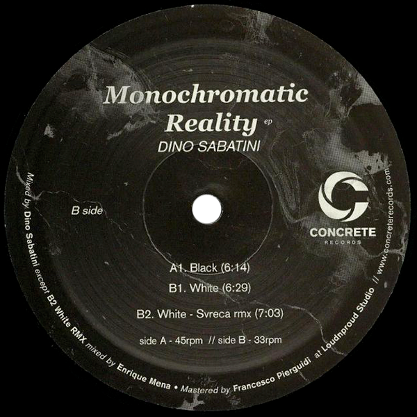 Dino Sabatini, Monochromatic Reality EP