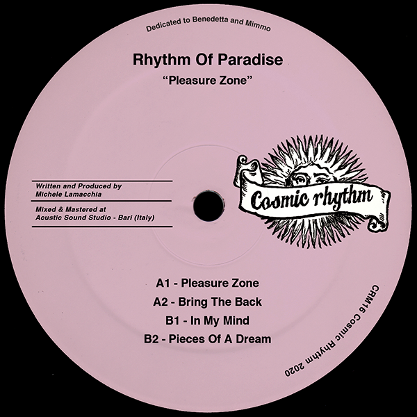 Rhythm Of Paradise, Pleasure Zone