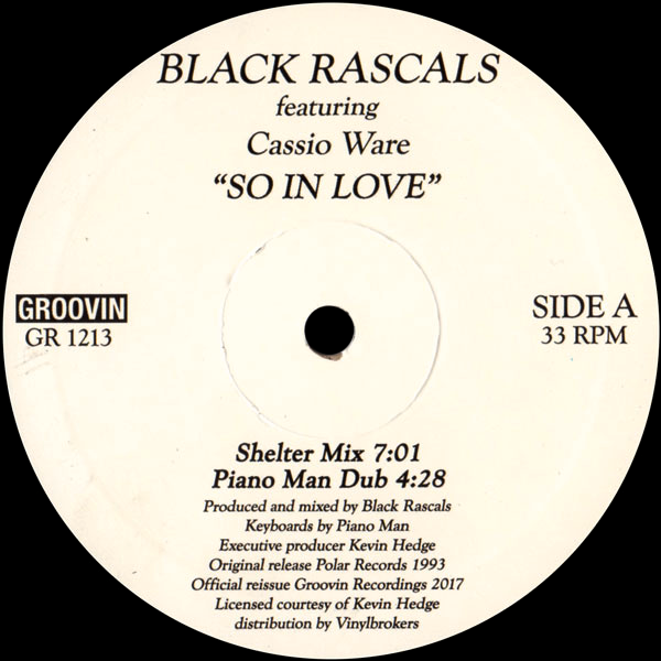 Black Rascals feat. Cassio Ware, So In Love
