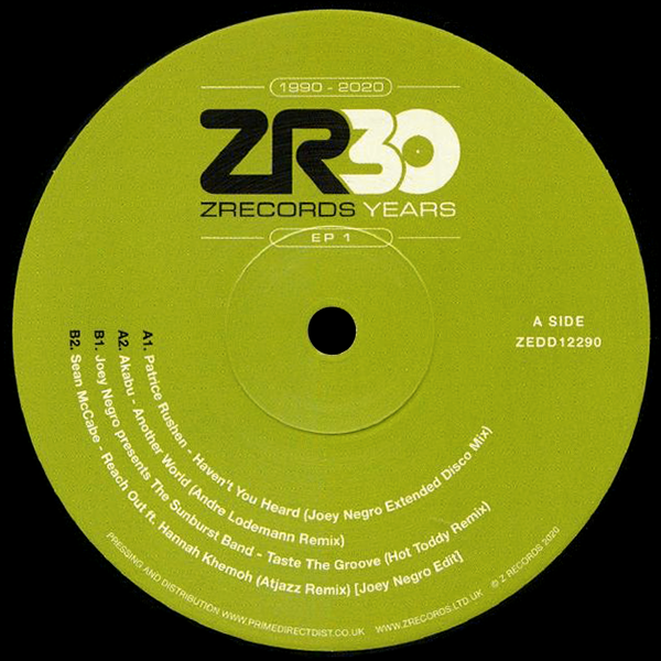 VARIOUS ARTISTS, 30 Years Of Z Records EP 1