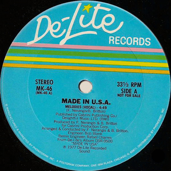 MADE IN USA, Melodies / Shake Your Body