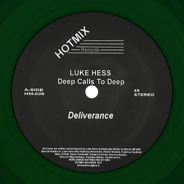 LUKE HESS, Deep Calls To Deep