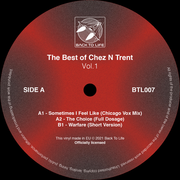 RON TRENT / CHEZ DAMIER, The Best Of Chez N Trent Vol. 1