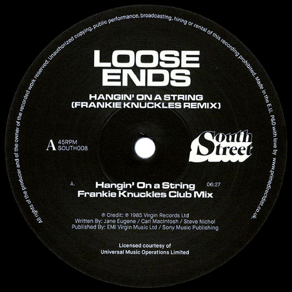 LOOSE ENDS, Hangin On A Strings ( Frankie Knuckles Remix )