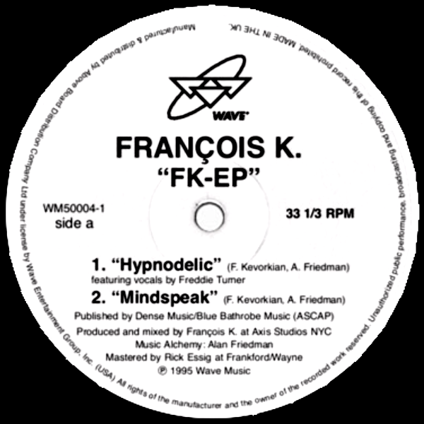 FRANCOIS K, FK EP ( White Vinyl Repress )
