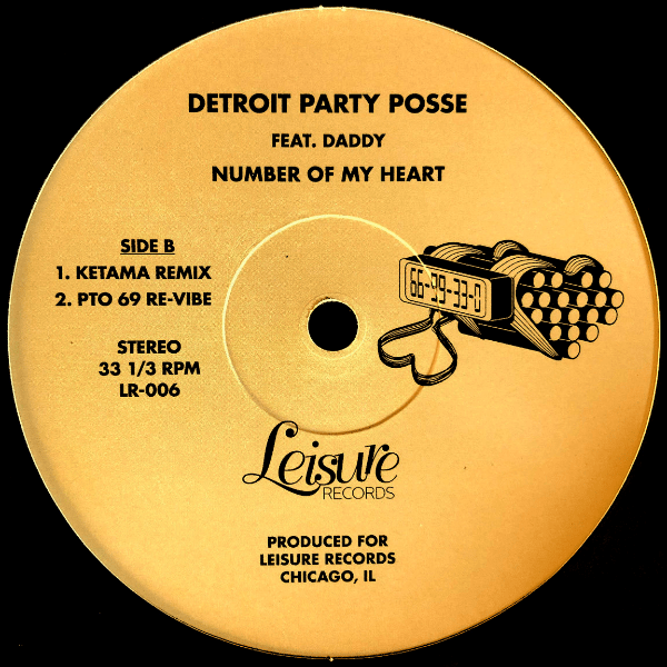 Detroit Party Posse feat. Daddy, Number Of My Heart ( Vincent Floyd Remix )