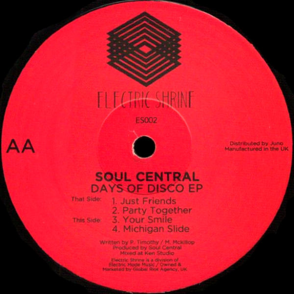 SOUL CENTRAL, Days Of Disco Ep
