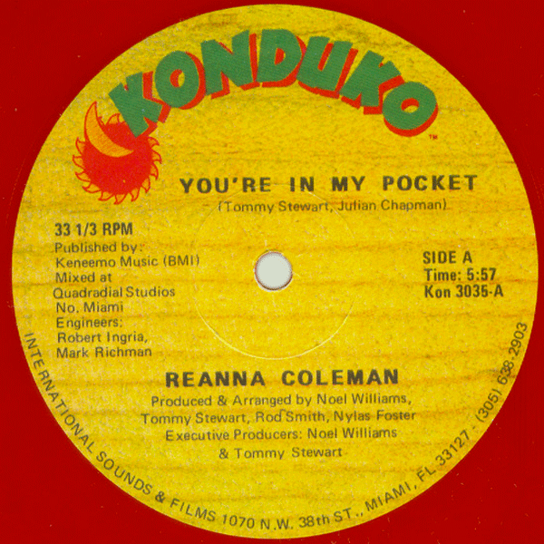 Reanna Coleman, You're In My Pocket