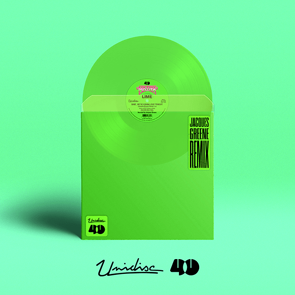 Lime x Jacques Greene, Babe, We're Gonna Love Tonight ( Green Vinyl Pressing )
