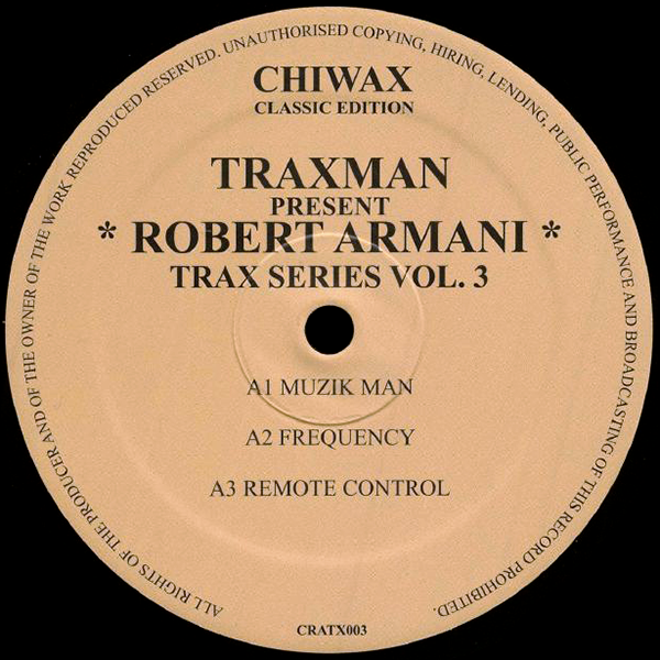 Traxmen Present Robert Armani, Collection Vol. 1