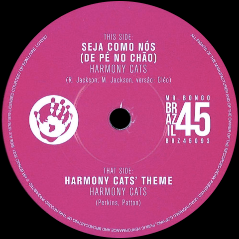 Harmony Cats, Seja Como Nos / Harmony Cats Theme