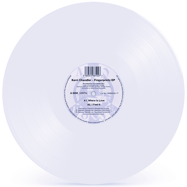 Kerri Chandler, Fingerprintz EP ( White Vinyl )