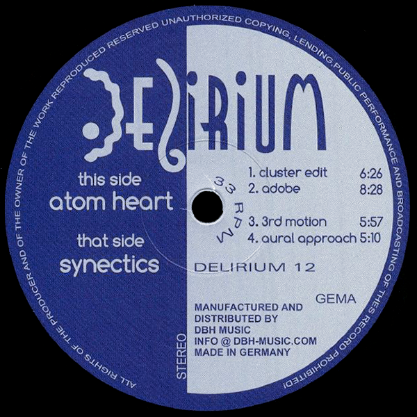 Atom Heart / Synectics, Untitled ( Repress )