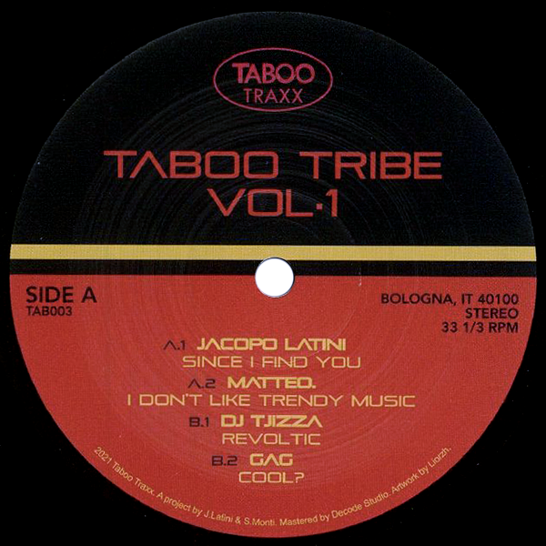 VARIOUS ARTISTS, Taboo Tribe Vol.1