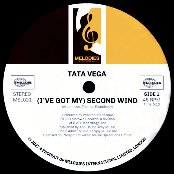 TATA VEGA / Al Johnson, Second Wind / I've Got My Second Wind