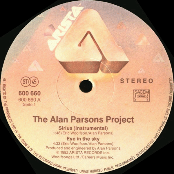 The Alan Parsons Project, Mammagamma / Sirius - Eye In The Sky