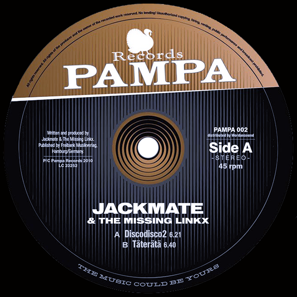 JACKMATE & The Missing Linkx, Discodisco2 / Taterata