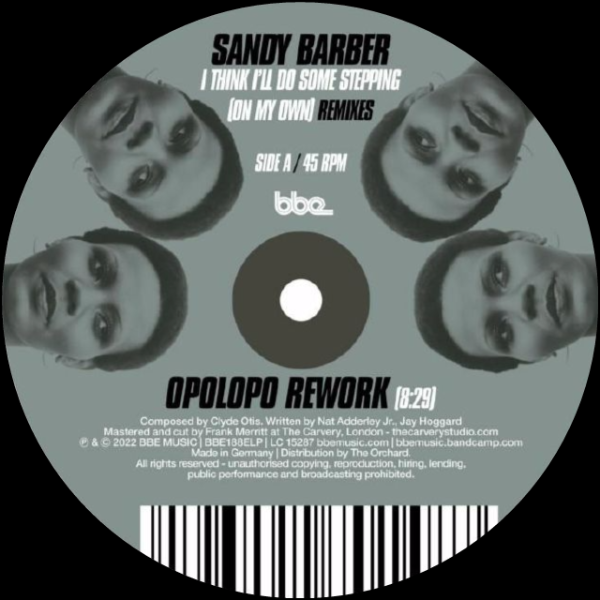 Sandy Barber, I Think I'll Do Some Stepping ( On My Own ): Remixes