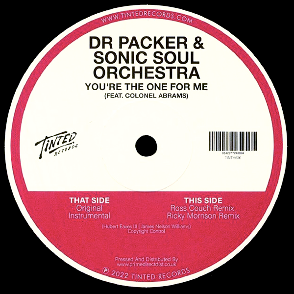 Dr Packer & Sonic Soul Orchestra feat COLONEL ABRAMS, You're The One For Me