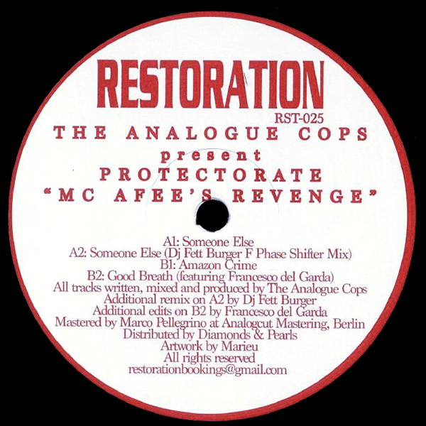 The Analogue Cops Present Protectorate, Mc Afee's Revenge
