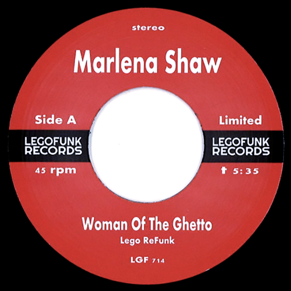 MARLENA SHAW / The Cool Orch / Lego Edit, Woman Of The Ghetto / Jungle Jazzy Groove