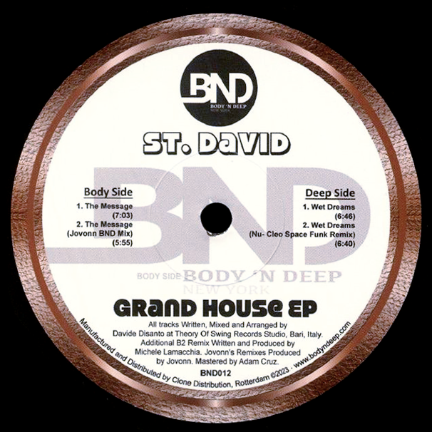 St David, Grand House EP