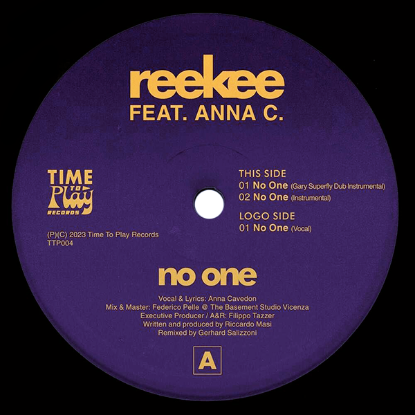 Reekee, No One feat. Anna C.