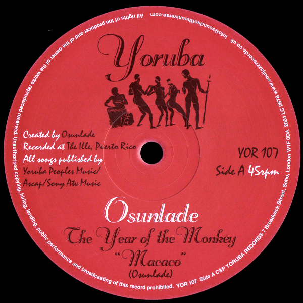 OSUNLADE, The Year Of The Monkey