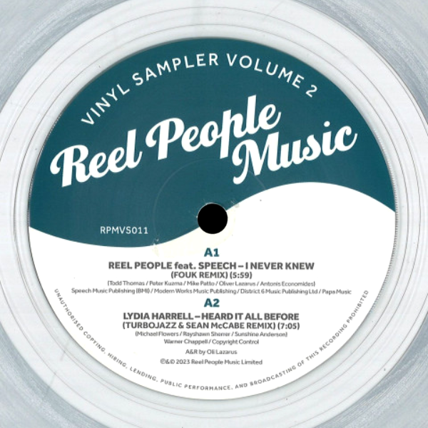 REEL PEOPLE / The Layabouts / Imaani / Lydia Harrell /, Vinyl Sampler Volume 2