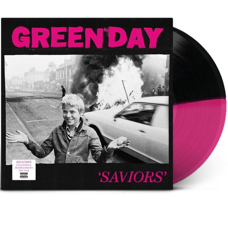 Green Day, Saviors ( Pink / Black Marbled Vinyl )