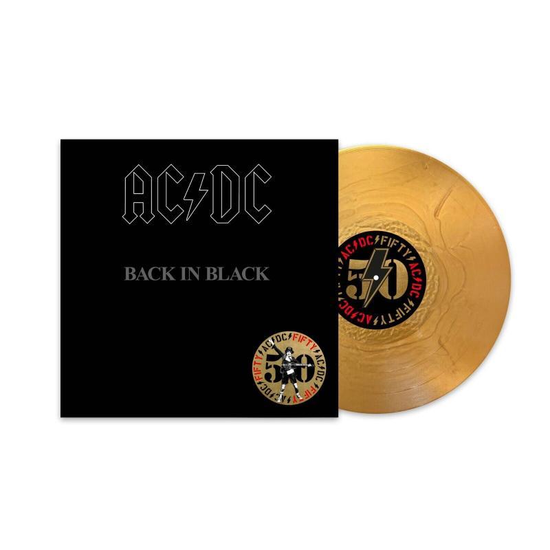 Ac/dc, Back In Black (50th Anniversary) Gold Vinyl